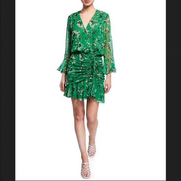 Veronica Beard green floral dress - Picture 2 of 7